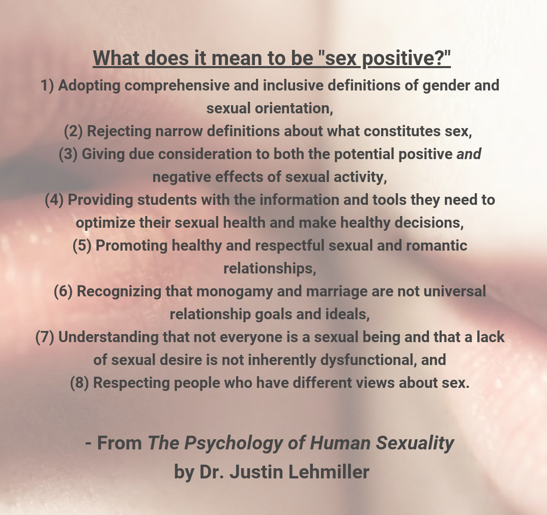 What Does It Mean To Be Sex Positive?