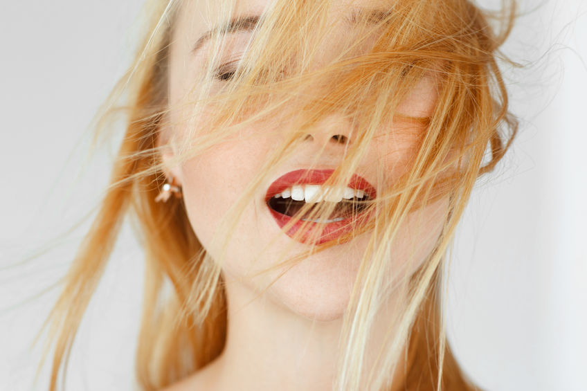 Woman orgasm face. Climax.